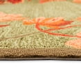 thumbnail image 5 of Liora Manne Ravella Area Rug Indoor Outdoor Moss Green Falling Leaves 5x8, 5 of 5