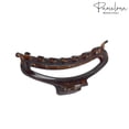 thumbnail image 5 of Parcelona French Slim Medium Shell Celluloid Jaw Hair Claw Clip for Women, 5 of 7