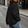 thumbnail image 6 of Enjoytime Hoodies for Women Long Sleeve Drawstring Pullover Hoodie Soft Casual Solid Fall Winter Sweatshirt, 6 of 6