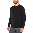 thumbnail image 4 of Banana Republic Men’s Merino Wool Ribbed Contrast Sweater | Black, Medium, 4 of 4