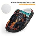 thumbnail image 4 of Rock Music Tool Band Kid's Cotton Slippers Winter Warm Soft Plush Slippers with Rubber Sole Non-Slip Indoor Outdoor Slip on Shoes Fluffy House Slippers For Boys Girls Teen, 4 of 8