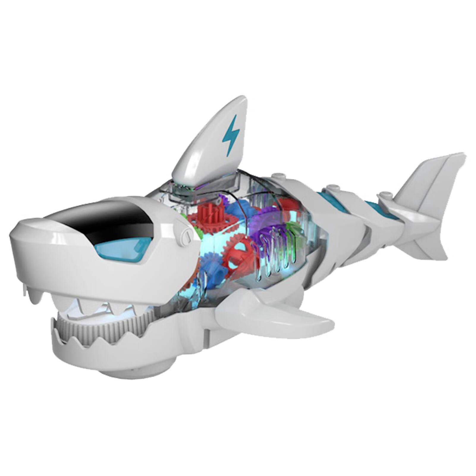 Mechanical Shark Toy Electric Gear Fish Toys For Kids Long