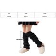 thumbnail image 2 of Kids Leg Warmers Christmas Winter Leg Warmers Knit Solid Color Leg Warmers Xmas High Leg Warmers for Teen Girls, 2 of 5