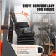 thumbnail image 3 of VEVOR Suspensión universal para asiento de tractor, asiento plegable para carretilla elevadora con respaldo de ángulo ajustable, microinterruptor, cinturón de seguridad y reposabrazos, asiento de trac, 3 of 8