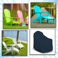 thumbnail image 6 of COVERS&ALL Adirondack Chair Cover, 12 Oz Waterproof UV & Weather Resistant All Season Protector, Outdoor Furniture Cover with Air Vent & Drawstrings (32" W x 34" D x 36" H, Blue), 6 of 6