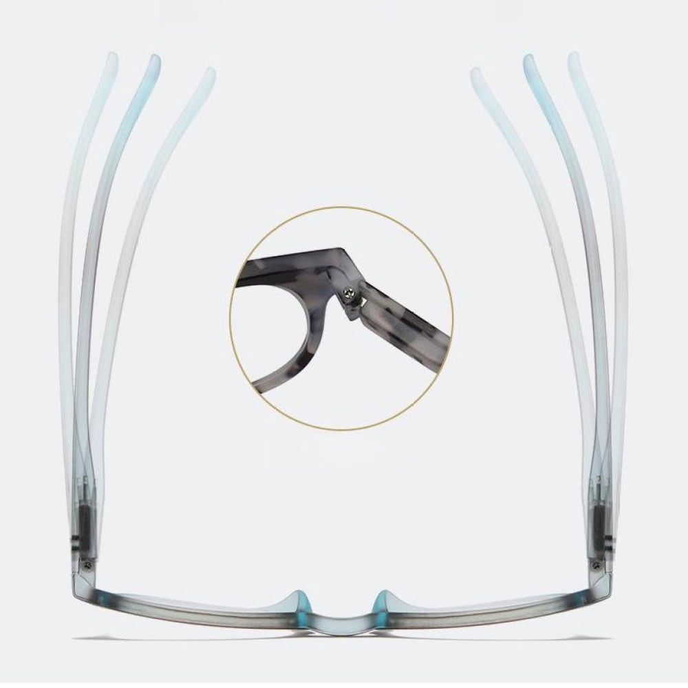 3 Pairs of Square Blue Light Blocking Reading Glasses, Trendy Classic Spring Hinge Readers +4.00 for Women and Men
