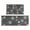 Grey Dog Paw, variant on French Bulldog Kitchen Rugs Sets Of 2,Anti Fatigue Kitchen Mat Rugs Non Slip Washable,Decorative Kitchen Floor Mats for Kitchen,Sink,Laundry,17"x30" 17"x47"