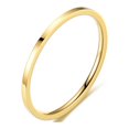 thumbnail image 1 of Anillo de acero de titanio fino de 2 mm, versátil y con temperamento abierto, para mujer, a la moda, sencillo, con cola, joyería, 1 of 2