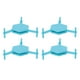 thumbnail image 4 of Posavasos hexagonales DEWIN, 4 Uds., posavasos hexagonales multiusos ajustables con estilo para bebidas y objetos pequeños, posavasos para tazas de bebidas(Azul), 4 of 14