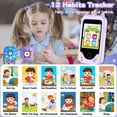 thumbnail image 5 of Kids Smart Phone for Girls Unicorn Gifts for Age 6-8 with Dual Camera Music Game Stories Touchscreen Kids Phone Learning Toy Christmas Birthday Gifts for 3 4 5 6 7 Year Old Girls with 8G SD Card, 5 of 8