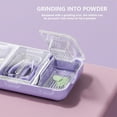 thumbnail image 6 of Pill Crusher Cutter Splitter, SOATUTO 3 in 1 Multi-Functional Pill Cutter Crusher, Portable Travel Purse Pill Box Case Holder, Medicine Grinder Container for Cutting Vitamin Tablet - Purple, 6 of 10