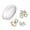 B, variant on fsxdhpcsgfc Long Lasting Battery On Earbuds Wireless Earphones With 6.0 3.5 4.5H 10M Range Lightweight Headset For Sports/Everyday Use (White) Wireless Earbuds for Computer Comfortable Headphones Ear