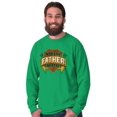 thumbnail image 3 of Worlds Greatest Father Trophy Dad Men's Long Sleeve Tee T Shirt Brisco Brands 2X, 3 of 6