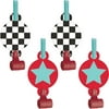 Creative Converting Vintage Race Car Party Blowers 8ct