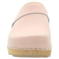 thumbnail image 4 of BJORK Maja Open Back Wood Leather Clogs (Pink - EU40), 4 of 9