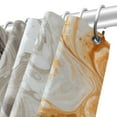 thumbnail image 5 of Marble Waterproof Printed Shower Curtain Set with Hooks for Bathroom Decoration, 5 of 5