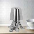 thumbnail image 4 of Graflsoa Lampe Miniature Silver Thinker avec Commande Tactile - Luminosité Réglable, Décor Moderne pour la Maison et le Bureau, Rechargeable par USB, Artisanat en Résine, 4 of 6