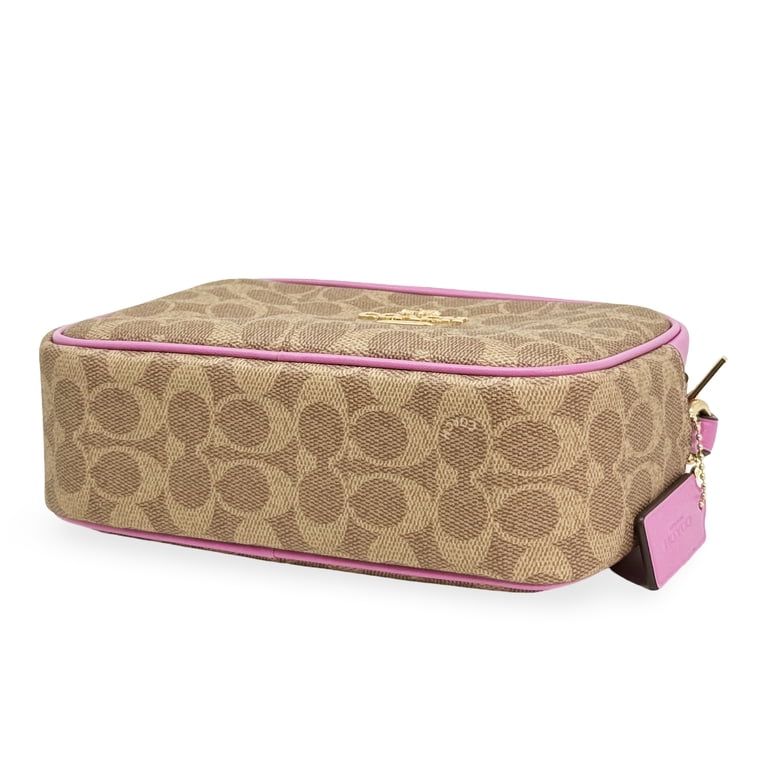 Coach Women's Jamie Top Zip Camera Crossbody Bag in Signature