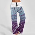 thumbnail image 1 of WILLBEST Pantalones Casuales de Cintura Alta Para Mujer, Pantalones de Yoga Holgados Con Cintura Elástica y Bolsillos, Pantalones Largos Estampados Cómodos Extra Grande, 1 of 5