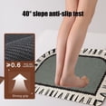 thumbnail image 4 of Non-Slip Absorbent Bathroom Mat, Heavy-Duty Linen Floor Carpet Machine Washable, Soft Entrance Rug for Bedroom Kitchen with Quick-Dry Backing, 4 of 6