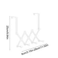 thumbnail image 5 of Vacemry Under $5 Adjustable Door Hanger Hook, Retractable Behind Door Organizer, Multi Hook Wall Mount Storage, Space Saving Clothing Accessory Rack, No Installation Required, 5 of 9