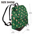 thumbnail image 2 of Fotbe green Christmas Element Mochila Bolso con Estampado para Mujer, Mochila Antirrobo de Nylon Impermeable, Bolsa Ligera de Hombro, 2 of 4