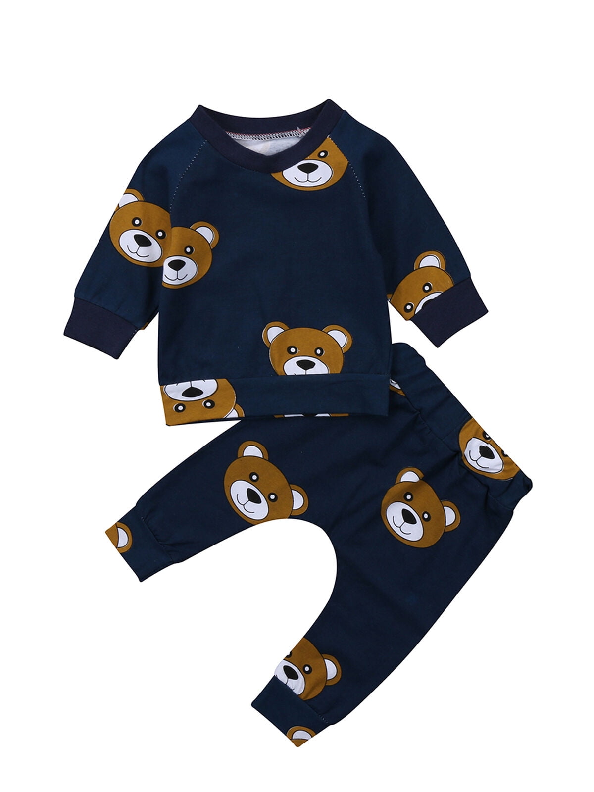 bear print baby clothes