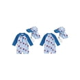 thumbnail image 2 of BemeyourBBs Kids Toddler Baby Boy 4th of July Swimsuit with Sun Hat Independent Day One Piece Swimsuit Infant Boy Bathing Suit Long Sleeve Rash Guard American Flag Popsicle Swimwear Summer Beachwear, 2 of 9