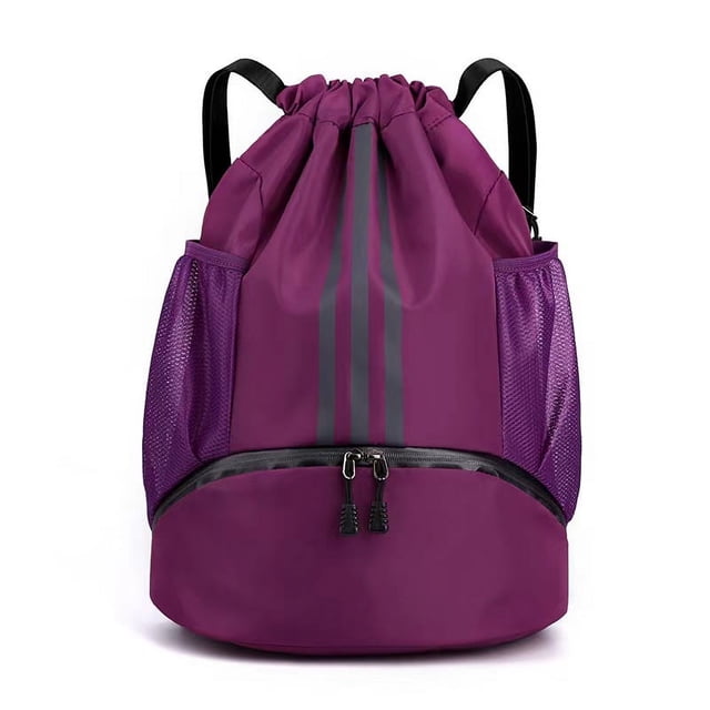 Mochila con faja, bolsa de viaje, bolsa de almacenamiento de ropa deportiva y fitness, bolsa de baloncesto, una generación de