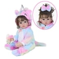 thumbnail image 4 of Rainbow Unicorn Baby Muñeca Infantil Reborn de 22 Pulgadas con Cuerpo de Vinilo, Atuendo y Accesorios, 4 of 16