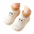 thumbnail image 4 of JAJAHO Baby Sock Shoes Toddler Walking Shoes Breathable Knit Soft Sole Non- Crib Shoes For Boys Girls 10M-3Y, 4 of 8