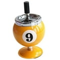 thumbnail image 1 of Billiard Ashtray Ash Tray Car Ashtray Windproof Ashtray Decorative Ashtray Home Ashtray Windproof Automatic Extinguishing Ashtray Container Household Travel Iron, 1 of 6