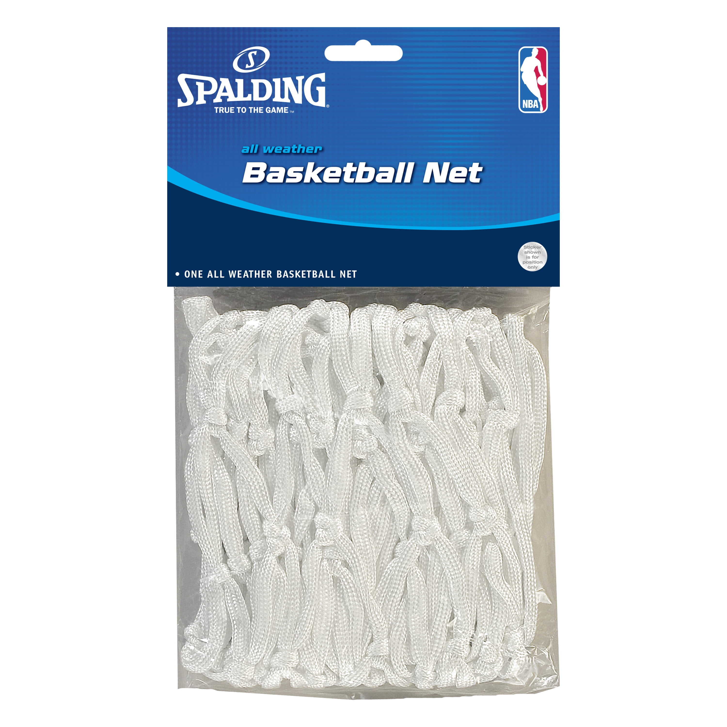 Regulation Size Model #8284NR Spalding All Weather Basketball Net White 