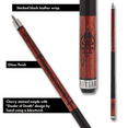 thumbnail image 4 of Outlaw OL53 Cherry Pool Cue  Billiard Stick Billiards Cues, 4 of 9
