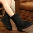 thumbnail image 3 of Botas de nieve altas de moda de 44 yardas, zapatos de algodón cálidos de terciopelo para mujer, botas de mujer de cabeza redonda, 3 of 5
