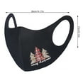 thumbnail image 2 of tredstone Christmas-Themed Cosplay Facial Mask Dustproof Elastic Ear Wearing Face Cover with Filter Type C, 2 of 7
