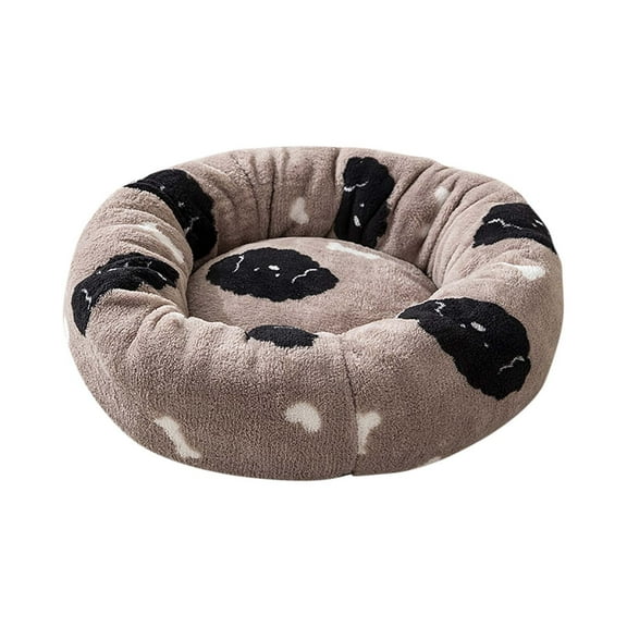 A Four Season Bed Short Pet Bed Pad Four Season Comfortable Soft Cushion For Cats And Dogs 24X24 Inches Bone Pattern A
