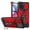 Red, variant on For Motorola Moto G Power 5G 2025 Wallet Case with Slide Camera Protector, Credit Card Slot, Ring Sand, Magnetic Car Mount Phone Case Cover Blue