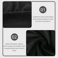 thumbnail image 3 of CIMAXIC 2Pcs Round Chair Seats Cover Polyester Material for Kitchen Stools and Home Use, 3 of 8