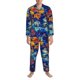 thumbnail image 3 of Fotbe Colorful Fall Leaves Pijama de Hombre con Estampado de Manga Larga, Conjunto de 2 Piezas, Ropa de Dormir Suave y Cómoda con Bolsillos-X-Large, 3 of 7
