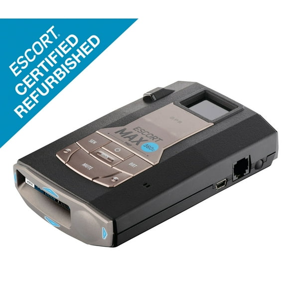 Restored ESCORT MAX 360c Certified Refurbished Laser Radar Detector WiFi Bluetooth 360° (Refurbished)