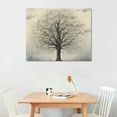 thumbnail image 2 of Nawypu  Abstract Black and White Tree Picture Decor Canvas Wall Art Life Painting with Gold Landscape for Home Bedroom Decoration, 2 of 4