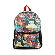 Pokemon All Over Print Multi Character 16" Backpack School Bag