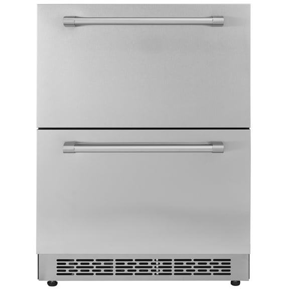 BENTISM 24 in Built-in Double Door Refrigerator