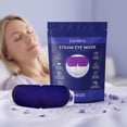 thumbnail image 6 of Steam Eye Mask Heated Warm Compress Disposable Self-Heating Lavender, 5 Masks, Sleep, Spa, Travel Essentials & Relaxation Gifts, 6 of 7