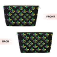 thumbnail image 2 of Mardi Pattern Small Purse Organizer Zipper Cosmetic Handbag Tote Pouch For Women, 2 of 7