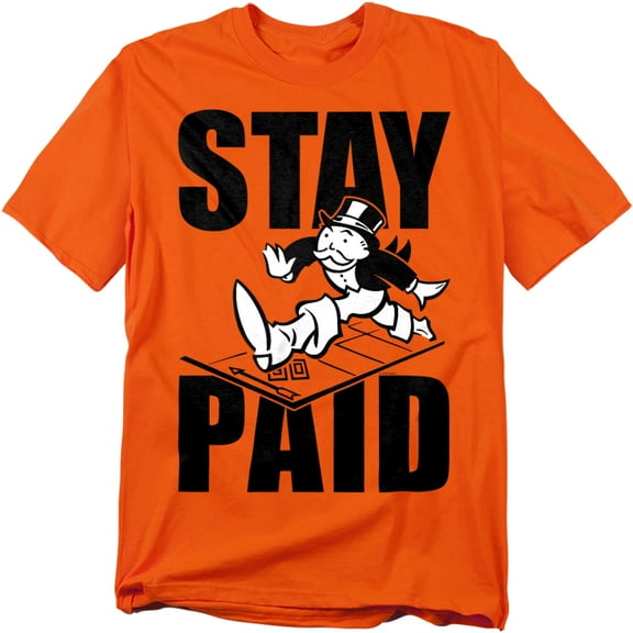 Monopoly T-Shirt Pass Go, Stay Paid Unisex Graphic Tee For Men & Women