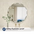 thumbnail image 2 of AUKTOPT 30'' Beveled Edge Bathroom Vanity Mirror, Wall Mounted Mirror, Round, 2 of 7