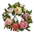 thumbnail image 1 of Mixed Peony and Berry Wreath, 1 of 2