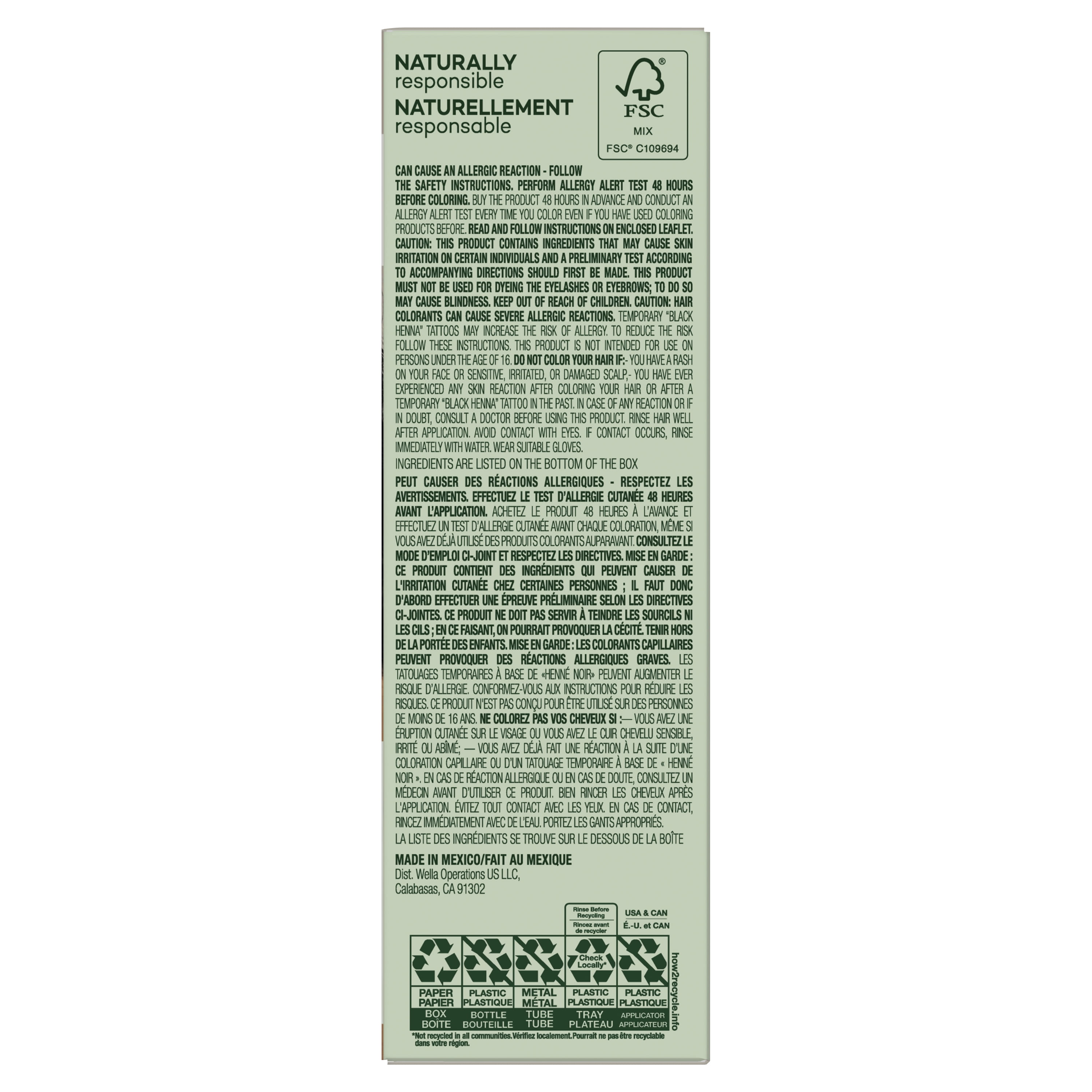 (4 pack) Clairol Root Touch-Up Natural Instincts Permanent Hair Dye, 2 Black, Hair Color, 1 Kit
